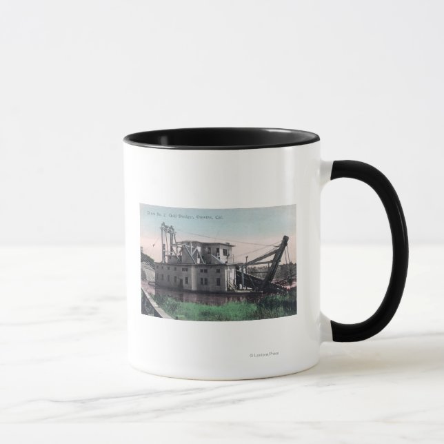 Tasse Vue d'El Oro # 2 Gold DredgerOroville, CA (Droite)