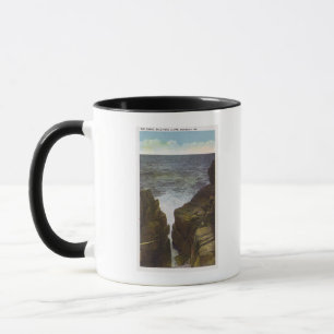 Tasse Vue des falaises de tête chauve, la gorge