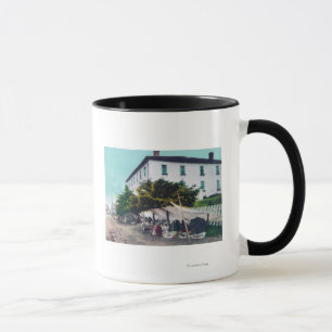 Tasse Vue d'Eskimo Curio VendersSitka, AK