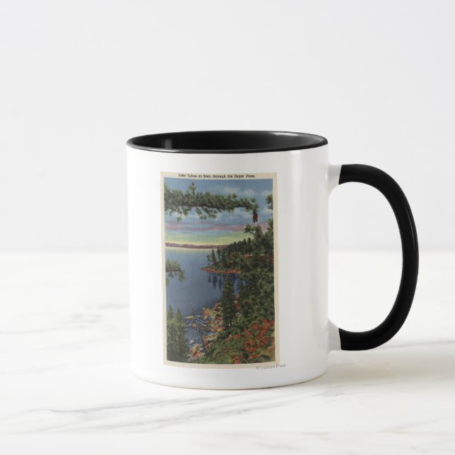 Tasse Vue du lac à travers les pins à sucre (Droite)