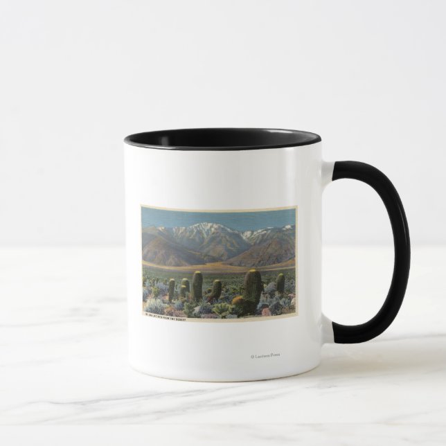 Tasse Vue du Mont San Jacinto près de Palm Springs (Droite)