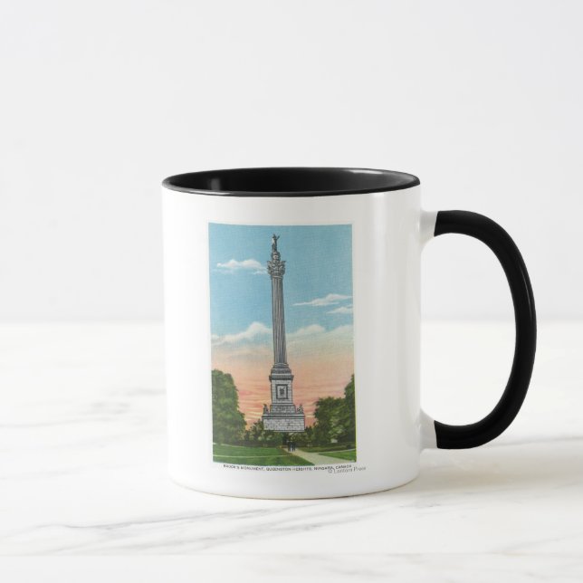 Tasse Vue du monument de Brock (Droite)