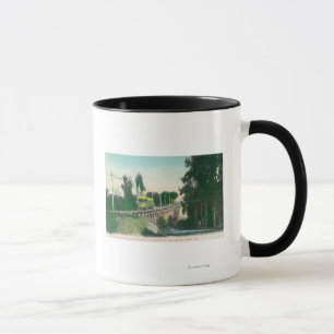 Tasse Vue du trèfle sur le chemin de fer interurbain