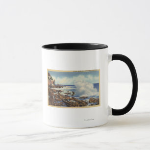 Tasse Vue d'un littoral typique