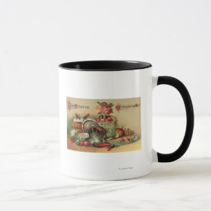 Tasse Vue d'une fête