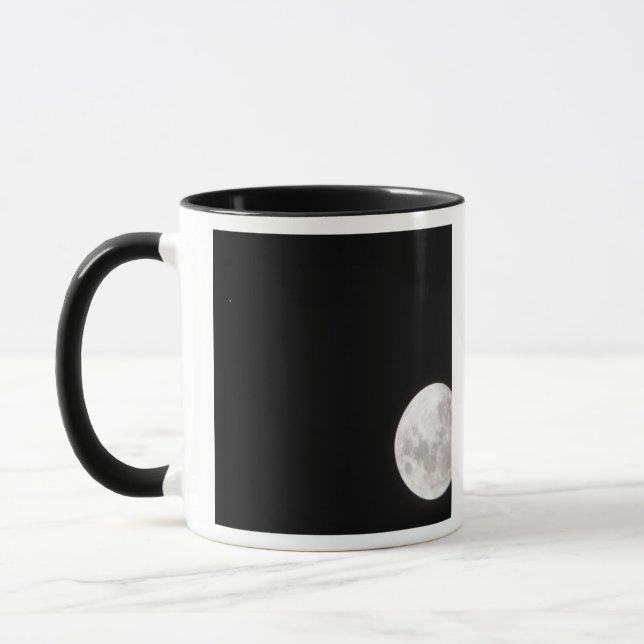 Tasse Vue d'une pleine lune, montre aussi Mars (Gauche)
