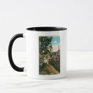 Tasse Vue en pierre d'allée d'horloge du sud de tour et