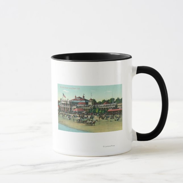Tasse Vue extérieure de Bath HouseLong Beach, CA (Droite)