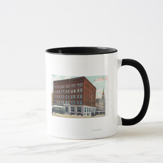 Tasse Vue extérieure de Central Bank BldgOakland, CA (Droite)