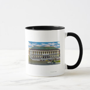 Tasse Vue extérieure de la bibliothèque publique