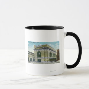 Tasse Vue extérieure de la gare 2