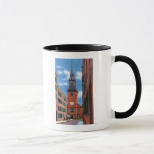 Tasse Vue extérieure de l'ancienne église du Nord
