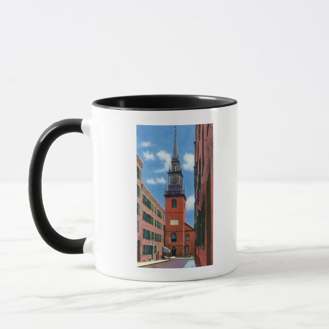 Tasse Vue extérieure de l'ancienne église du Nord (Gauche)