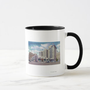 Tasse Vue extérieure de l'autobus de central de Portland