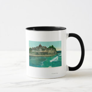 Tasse Vue extérieure de l'hôtel célèbre de Capitola