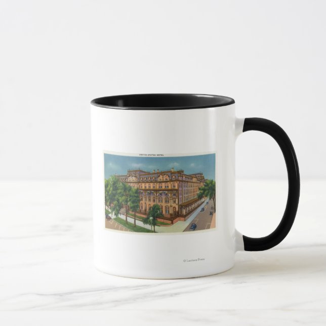 Tasse Vue extérieure de l'hôtel US (Droite)