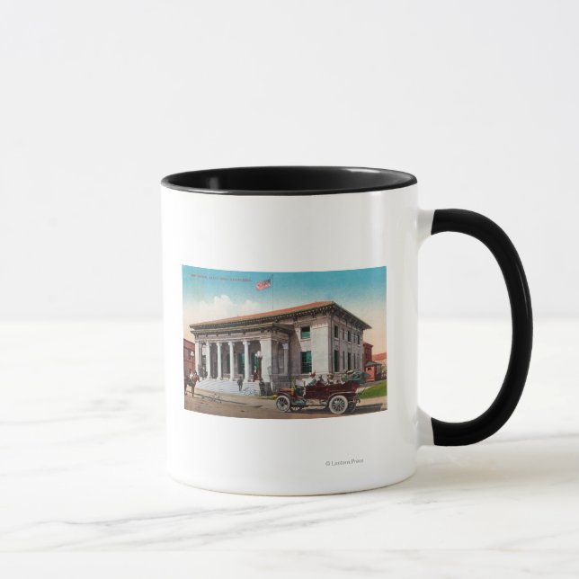 Tasse Vue extérieure du bureau de posteSanta Rosa, CA (Droite)