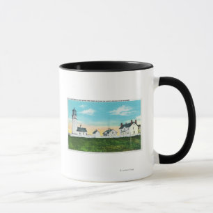 Tasse Vue extérieure du phare du Cap BlancoCôte