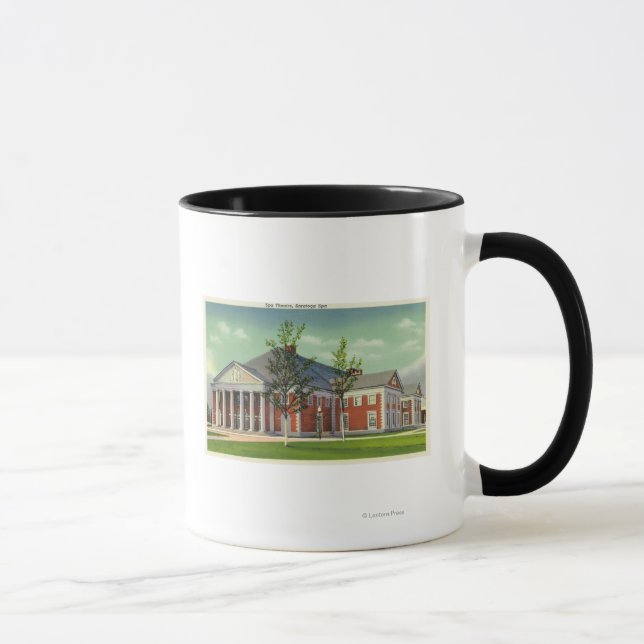 Tasse Vue extérieure du théâtre Spa de Saratoga (Droite)