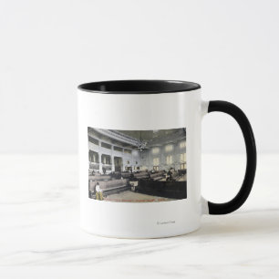 Tasse Vue intérieure de la gare Union