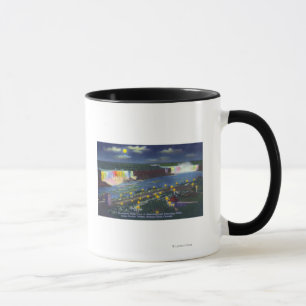 Tasse Vue nocturne d'Oakes Garden Theatre et