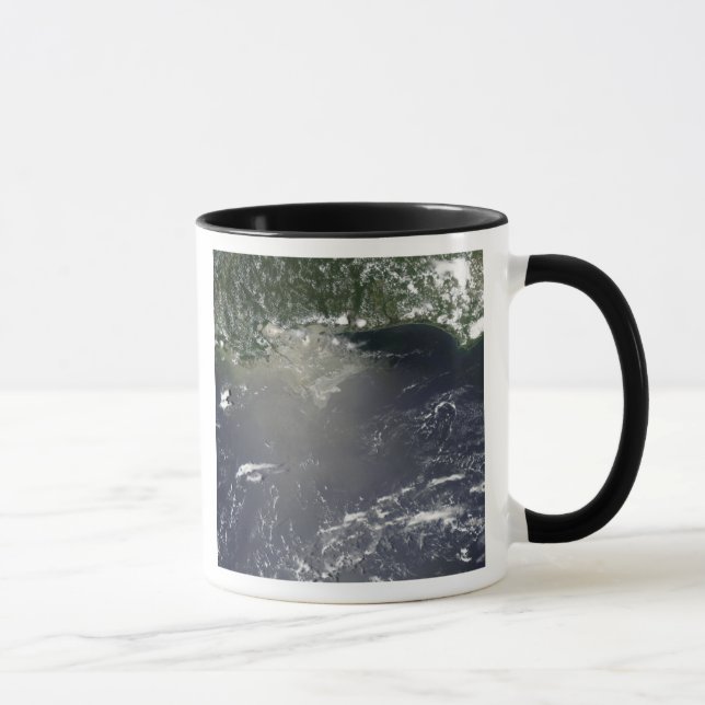 Tasse Vue satellite des fuites d'huile (Droite)