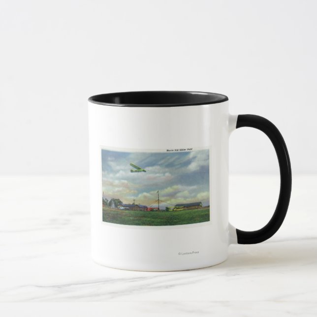 Tasse Vue sur Harris Hill Glider Field, Glider in (Droite)
