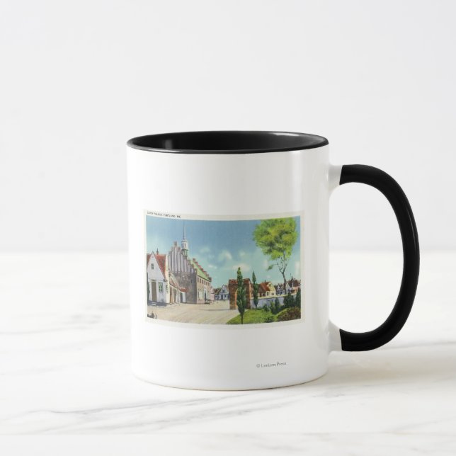 Tasse Vue sur la rue du village danois (Droite)