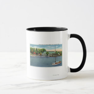 Tasse Vue sur Midway Park Beach et Pavilion