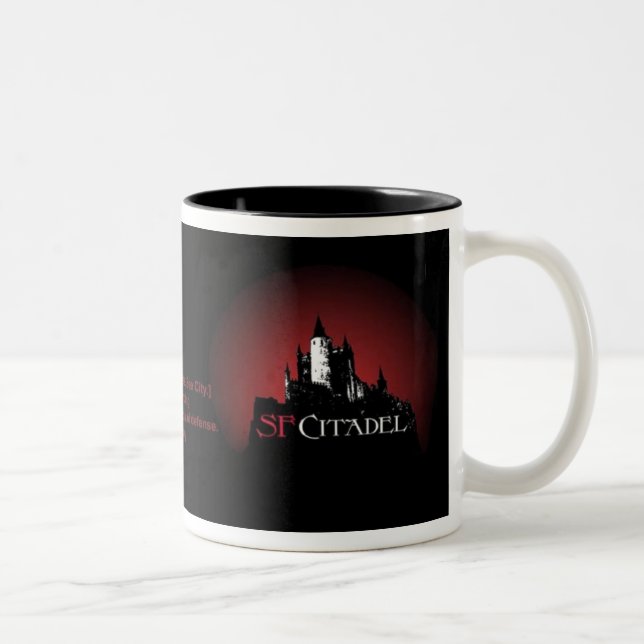 Tasse w/logo1 de citadelle (Droit)