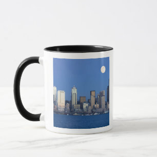 Tasse WA, Seattle, ligne d'horizon de Seattle et Elliott