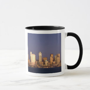 Tasse WA, Seattle, panorama de Seattle et baie d'Elliott