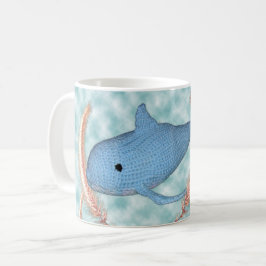 Tasse - Wale durch Gras schwimmen