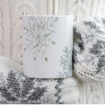 Tasse Wasserfarbe Schneeflocke<br><div class="desc">Aquarell Schneeflocken Weihnachten Tasse. Ein tolles Urlaubsgeschenk!</div>