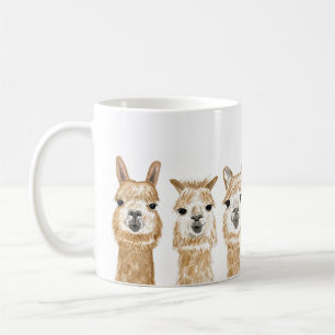 Tasse Watercolor llama
