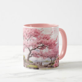 Tasse Watercolor Sakura Kirchen Blossom