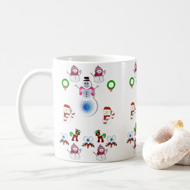 Tasse Weihnachten (Mit Donut)