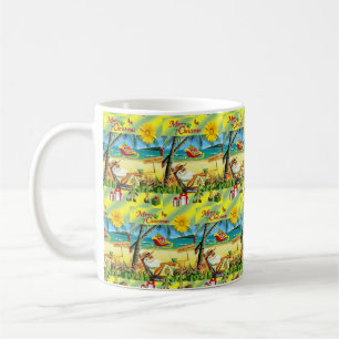 Tasse Weihnachten Strand Santa