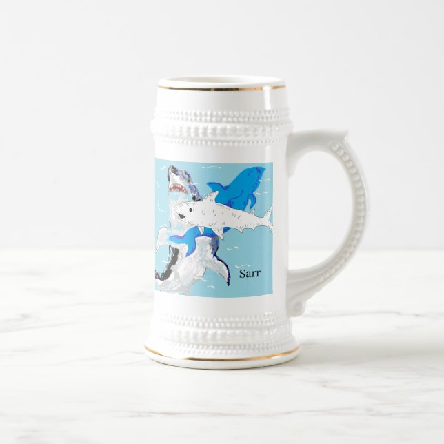 Tasse: Welt des Meeres Bierglas (Rechts)
