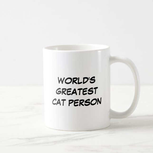 Tasse "Weltgrößter Katzenbewohner" (Rechts)