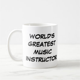 Tasse "Weltgrößter Musiklehrer"