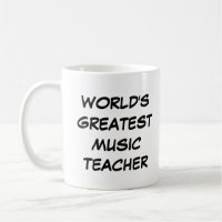 Tasse "Weltgrößter Musiklehrer"