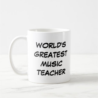 Tasse "Weltgrößter Musiklehrer"