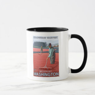 Tasse Westport, récolte de marais de WashingtonCranberry