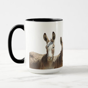 Tasse, wilde Burros, Esel, wild lebende Tiere, Nat Tasse