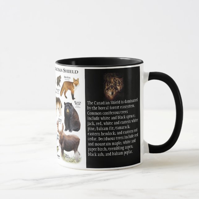 Tasse "Wildtiere des Kanadischen Schilds" (Rechts)