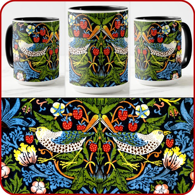 TASSE - William Morris - "Voleur de fraises" (Créateur téléchargé)