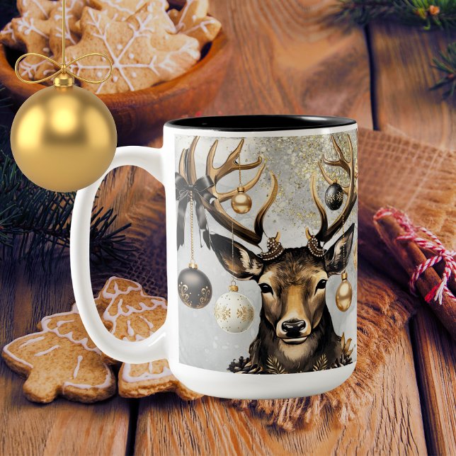 Tasse Winterweihfest - Tasse 15oz (This Christmas Winter deer will make a beautiful keepsake for you or a friend )