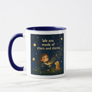 Tasse Wir sind aus Sternen und Geschichten gemacht