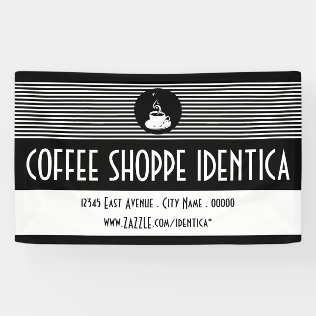 Tasse-Wirbel-Banner Banner (Horizontal)